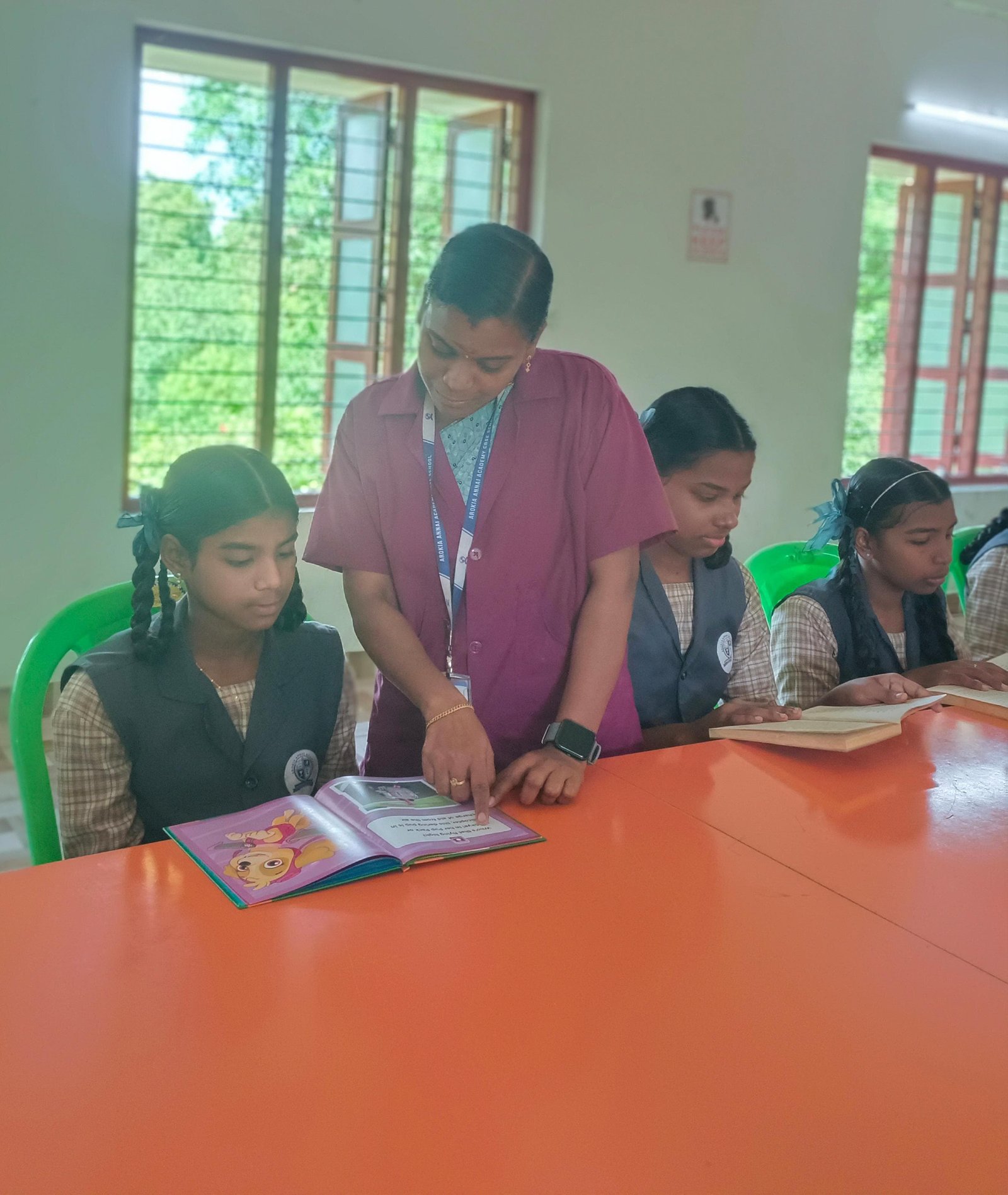 Guided student learning in library