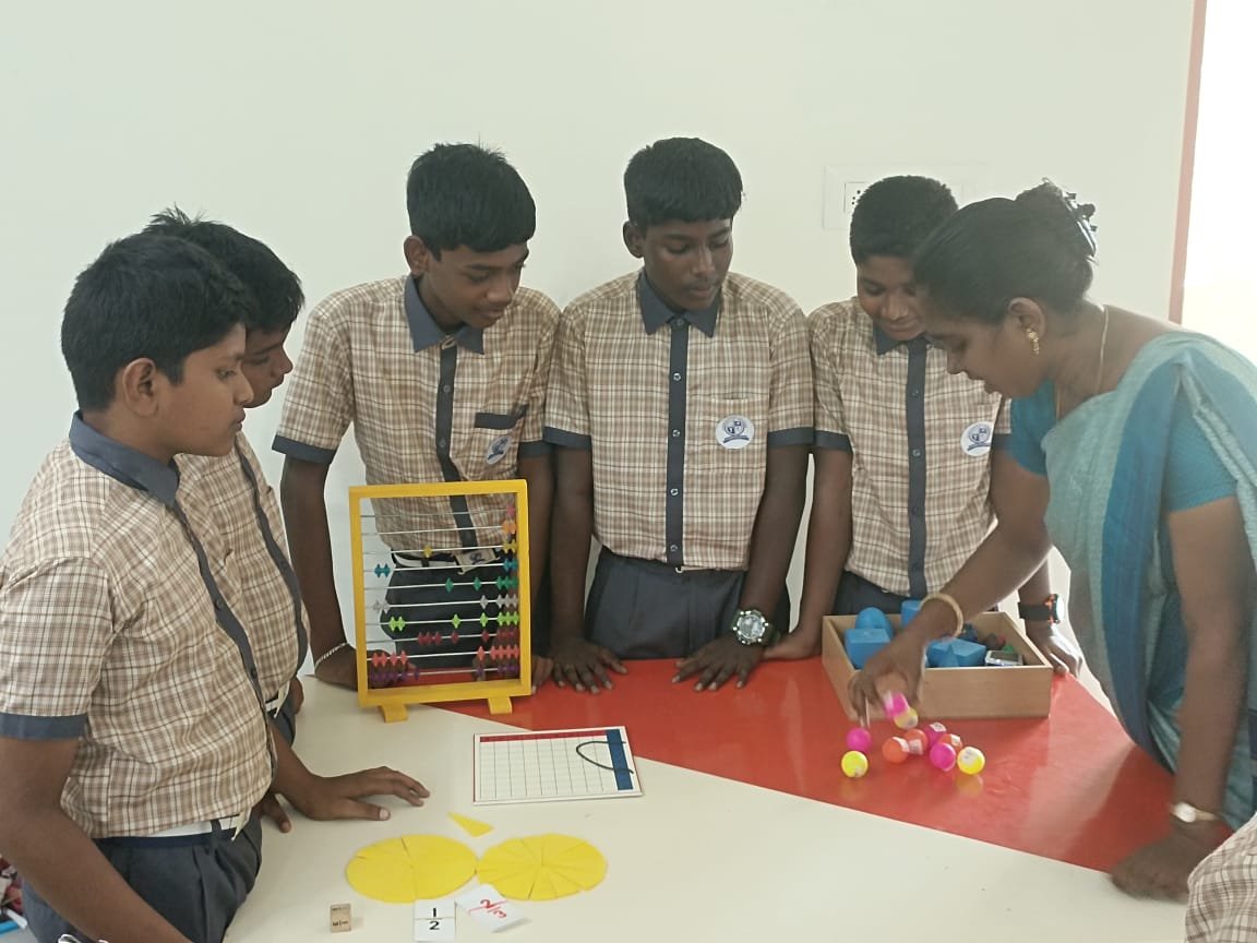 Math lab tools in use